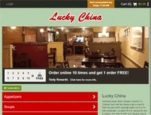 Tablet Screenshot of luckychinaaurora.com